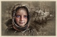 259 - ROMA KID WITH HORSES - BOYLE JUDY - ireland